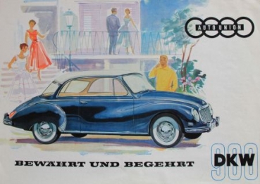 DKW 900 Modelprogram 1960 "Bewaehrt und begehrt" Carbrochure (3829)