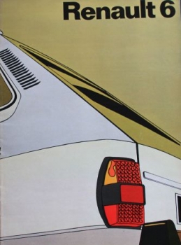 Renault 6 Modelprogram 1968 Carbrochure (3831)