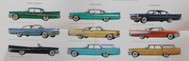 Chrysler Modelprogram 1958  "Glamour Car of the forward look" Carbrochure (3823)