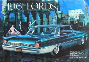 Ford Modelprogram 1961 Carbrochure (3584)