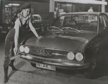 Audi  100 four original Press-Photos 1971 (0585)