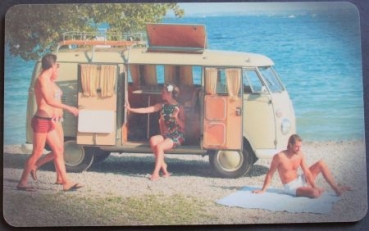 Volkswagen T1 Transporter Campingbus Frühstücksbrett 1969 (3479)