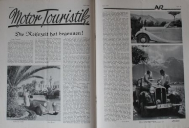 "Automobil Revue" Automobil-Magazin 1940 sechs Ausgaben (0620)