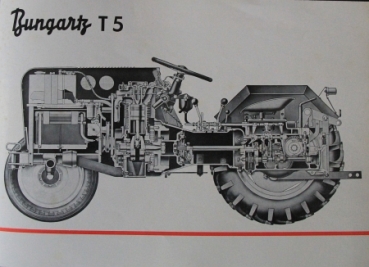 Bungartz T5 13 PS Modelprogram 1957 Tractorbrochure (0658)