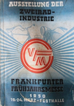 "Ausstellung der Zweirad-Industrie" Motorbike-Exhibition-Catalog Frankfurt 1950 (0676)