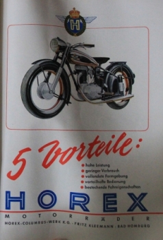 "Ausstellung der Zweirad-Industrie" Motorbike-Exhibition-Catalog Frankfurt 1950 (0676)