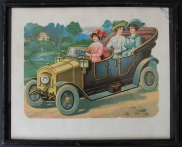 Automobile-Glamourpicture 1929 Automobilmotive framed (0685)