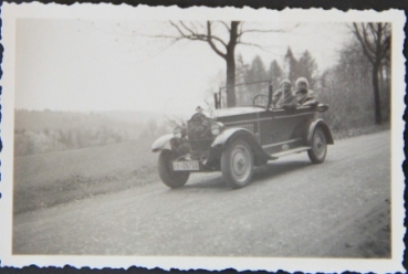 Hanomag Kleinwagen Convertibel 1928 original Photo (0694)