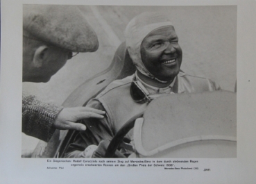 Caracciola at Mercedes-Benz 1938 Grand-Prix Swiss original Factoryphoto (0700)