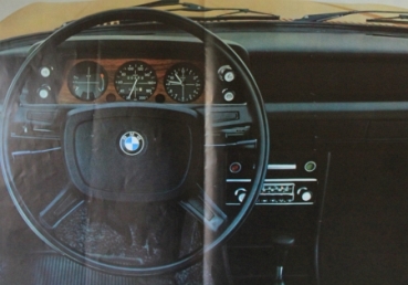 BMW 1602 - 2002 Cabrio Modellprogramm 1974 Automobilprospekt (0779)