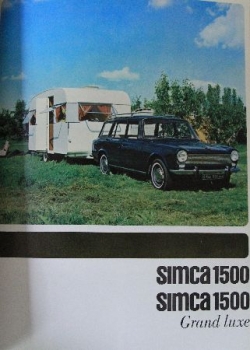Simca Modelprogram 1965 Dealermap "Argumente" Carbrochure (0778)