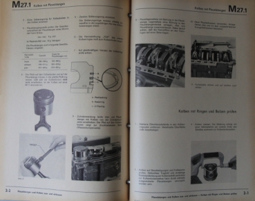 Volkswagen "Motor wassergekuehlt" 1969 Repairmanual (0789)