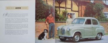 Austin Seven Modelprogram 1950 "Ein neuer Austin" Carbrochure (4042)