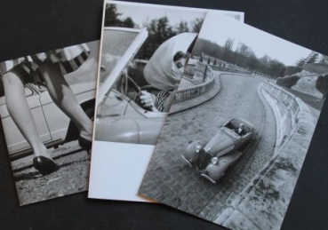 Renault Motive von Robert Doisneau 1955 drei Werbefotos (4203)