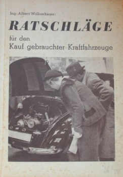 Wolkenhauer "Ratschlaege fuer den Kauf gebrauchter Kraftfahrzeuge" Vehicletechnic 1934 (4067)
