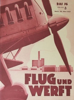 "Flug und Werft" Luftfahrt-Zeitschrift 1939 (1081)