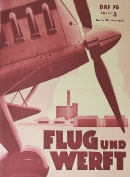 "Flug und Werft" Aeronautic-Magazine 1939 (1081)