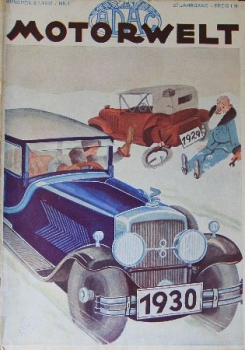 "ADAC Motorwelt" Automobilclub-Zeitschrift 1930 (1083)