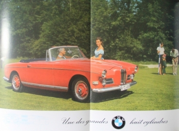 BMW 503 Convertible Coupe Modelprogram 1958 Carbrochure (1130)