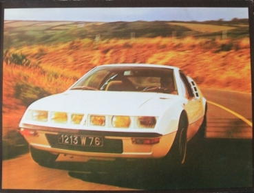Renault Alpine A 310 Modelprogram 1974 Carbrochure (1150)