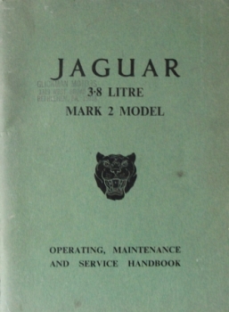 Jaguar 3.8 Liter Mark II 1960 Betriebsanleitung (1179)
