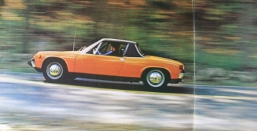 Porsche 914 Modelprogram 1973 "For the fun of it" Carbrochure (1186)