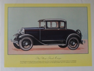 Ford A Modelprogram 1928 "New beauty for the new Ford" Carbrochure (1208)