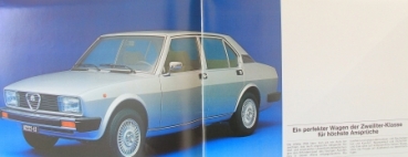 Alfa Romeo Alfetta 2000 Modelprogram 1977 Carbrochure (1267)