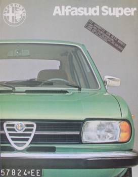 Alfa Romeo Alfasud Super Modelprogram 1977 Carbrochure (1271)