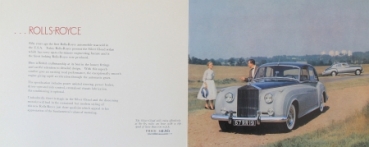 Rolls-Royce Modelprogram 1958 "The magic of a name" Carbrochure (1346)