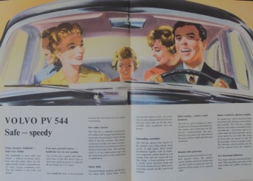 Volvo 544 Modellprogramm 1959 Automobilprospekt (1362)