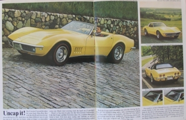 Chevrolet Corvette Modelprogram 1968 Carbrochure (1367)