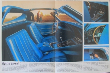 Chevrolet Corvette Modellprogramm 1968 Automobilprospekt (1367)