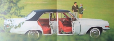 Opel Diplomat V8 Modellprogramm 1965 Automobilprospekt (1453)