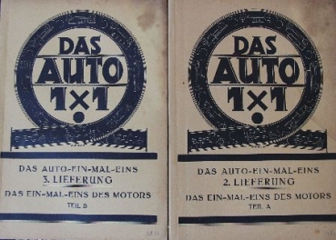 Schumann "Das Auto 1x1" Vehicletechnic 1927 (1528)