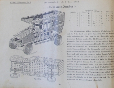 Märklin Metallbaukasten Anleitungsbuch 1930 Spielzeugkatalog (1695)