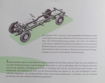 Barkas Truck Typ V 901 Station Wagon Modelprogram 1957 Truckbrochure (4602)