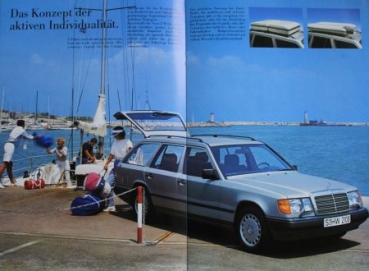 Mercedes-Benz 200 TD - 300 TE Modelprogram 1990 Carbrochure (4623)