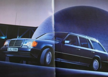 Mercedes-Benz  200 - 300 T Models Modelprogram 1990 Carbrochure (4621)