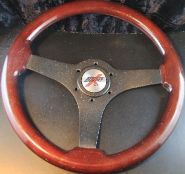 Sport-Steering-wheel 1985 Type X Autostyle BMW Model 3er Wood (1984)