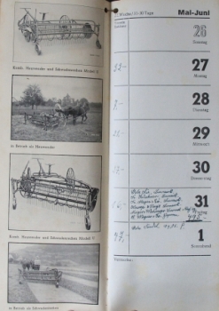 Fahr Tractor-Factoryearcalendar 1940 (2065)