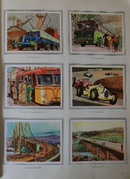 Homann Margarine "Technik und Verkehr" Traffic-Scrapbook 1951 (2104)