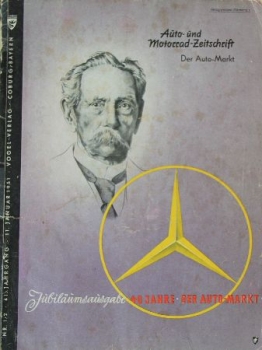 "Der Automarkt - Auto- und Motorradzeitschrift" Automobil-Magazine 1951 Anniversary Issue (2124)
