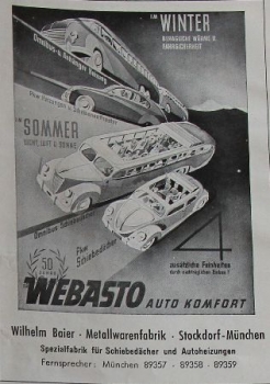"Der Automarkt - Auto- und Motorradzeitschrift" Automobil-Magazine 1951 Anniversary Issue (2124)