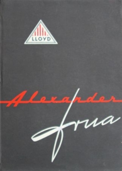 Lloyd Alexander Frua Modellprogramm 1958 Automobil-Pressemappe (4711)