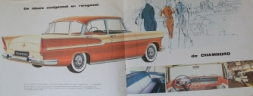 Simca Vedette Modelprogram 1959 Carbrochure (2167)