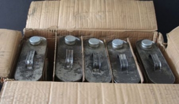 Veedol Motoroel Mulitgrade 5 Liter Oel 1960 in Originalkarton mit 5 Dosen (4756)
