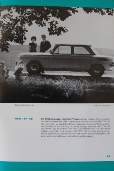 NSU Prinz 110 Modellprogramm 1968 Pressemappe (2230)