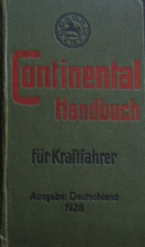 "Continental Handbuch für Kraftfahrer" Continental-Jahrbuch 1928 (5370)