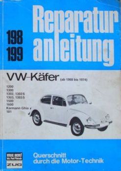 Bucheli "Volkswagen Käfer" 1974 Reparaturanleitung (5402)